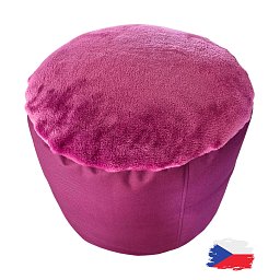 Obrázek pro produkt Válec kortexin růžový s fleecem⌀40x30 cm